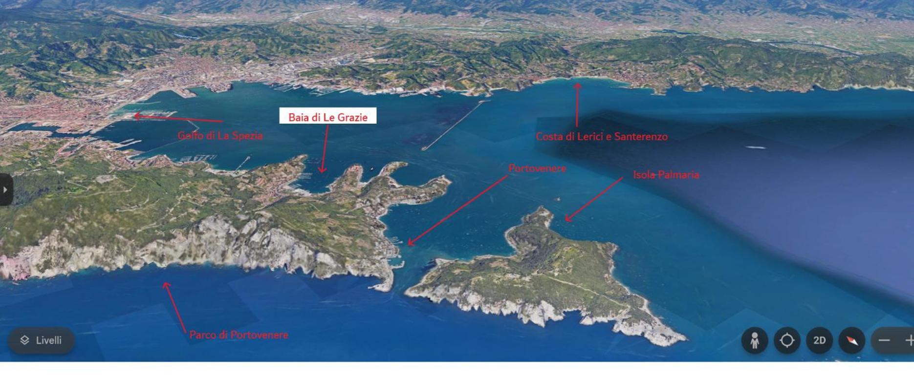ポルトヴェーネレCasamare Portovenereアパートメント エクステリア 写真
